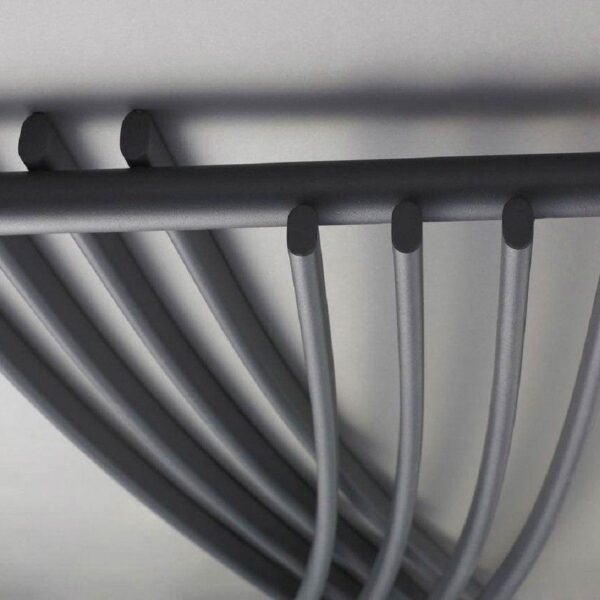 Hudson Reed 450x1775mm Anthracite Xcite Designer Radiator - Image 3