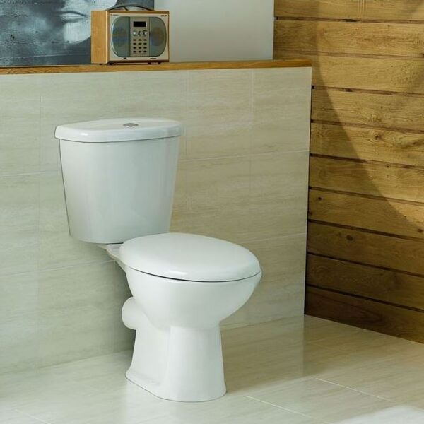 Value Modern Comfort Height Toilet 680mm & S/C Seat - Image 2