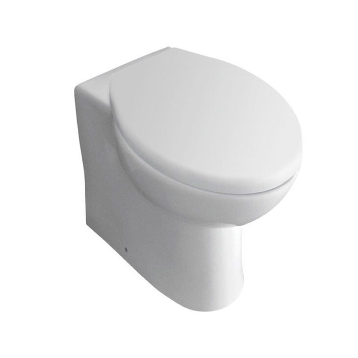 Back To Wall Toilet Pan BTW With Soft Close Seat And Concealed Cistern 520mm - Image 2