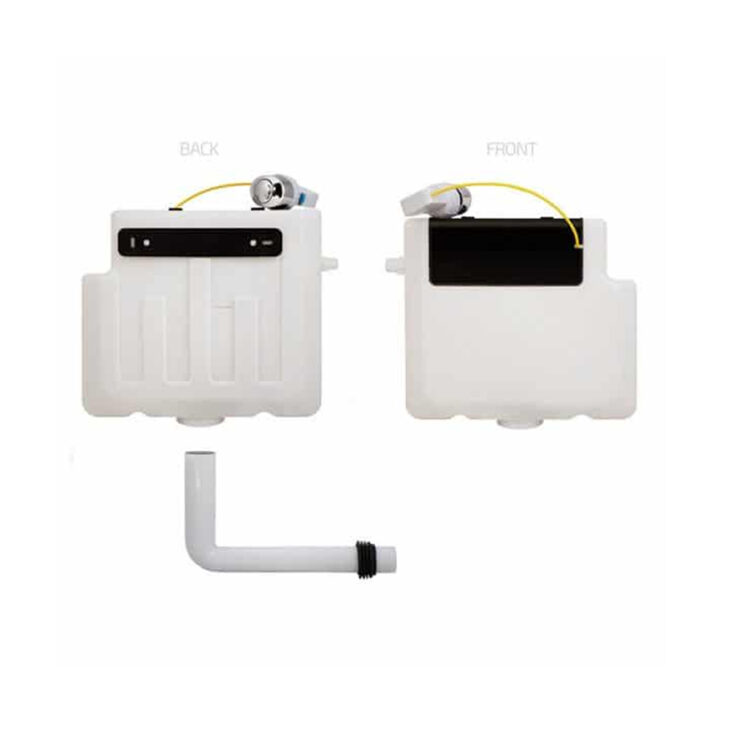 Back To Wall Toilet Pan BTW With Soft Close Seat And Concealed Cistern 520mm - Image 4