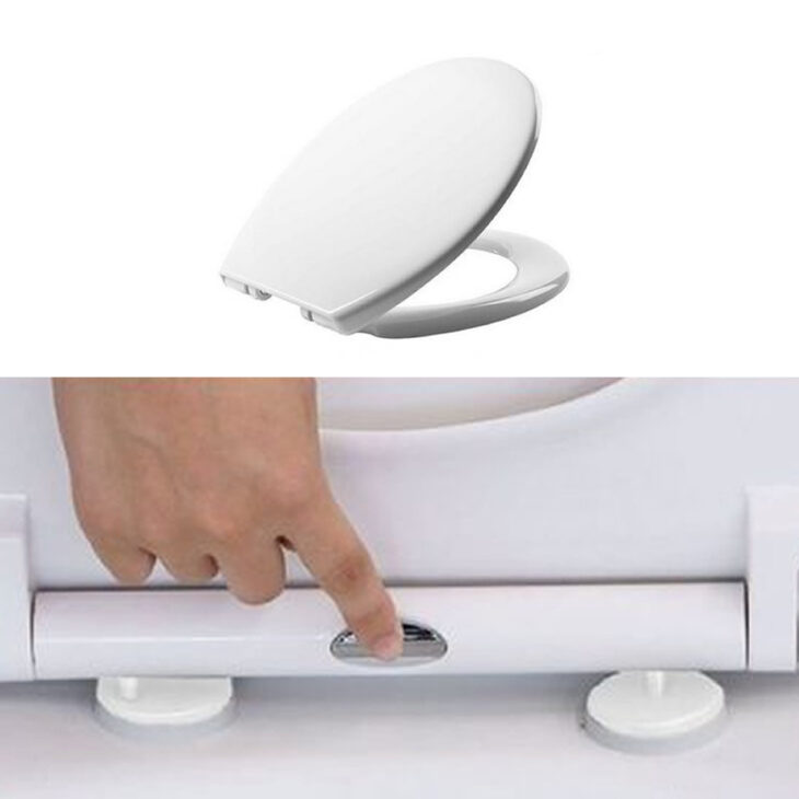 Back To Wall Toilet Pan BTW With Soft Close Seat And Concealed Cistern 520mm - Image 5