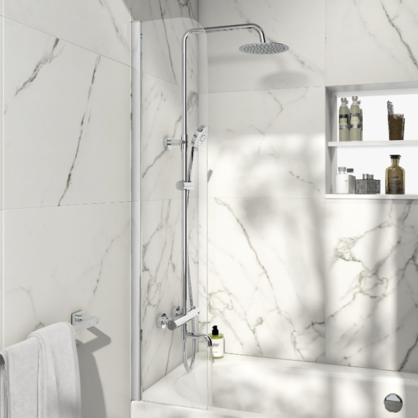 Mini Bath Screen Deflector 1400mm X 300mm
