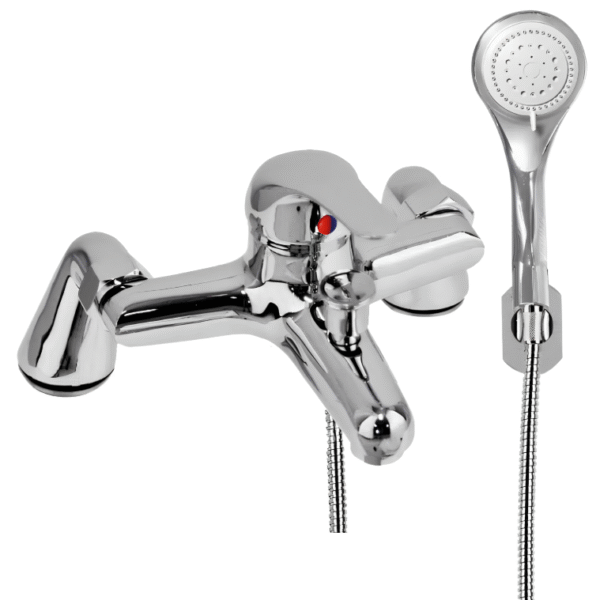 Kartell G4K Deck Mounted Bath Shower Mixer Tap - Chrome - Image 3