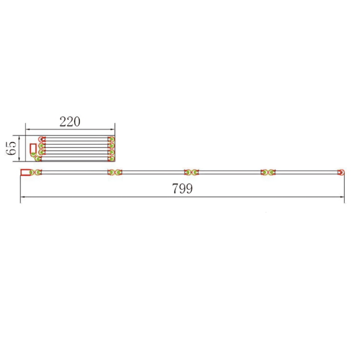 4 Fold Bathroom Folding Shower Bath Screen - Image 3
