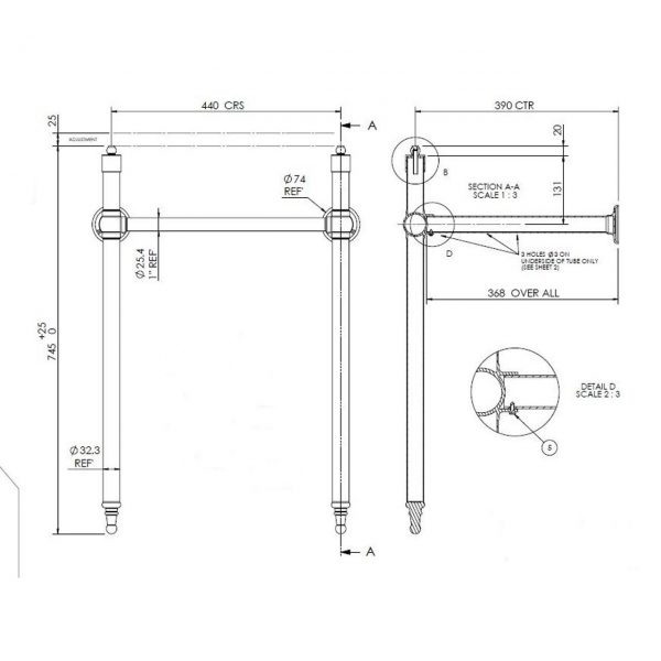 White Traditional Square Basin and Chrome Washstand - Image 3