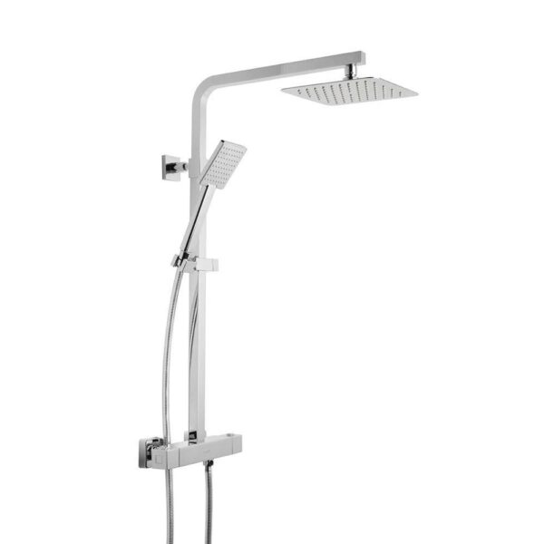 Sognare Neptune Square Thermostatic Shower and Riser Kit
