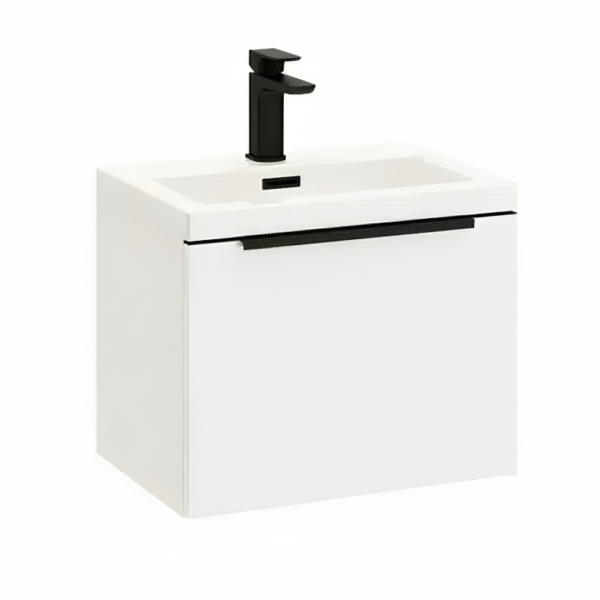 Celeste Mono 600mm Wall Mounted Black Handle