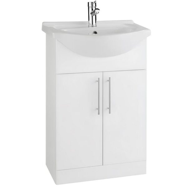 Kartell K-Vit 550mm Impakt Floorstanding Vanity Unit with Basin