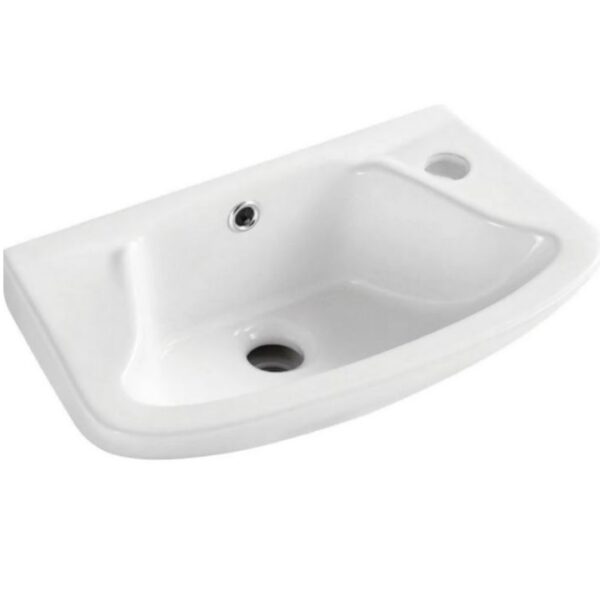 Prime Wall Hung 465mm Cloakroom Basin 1TH