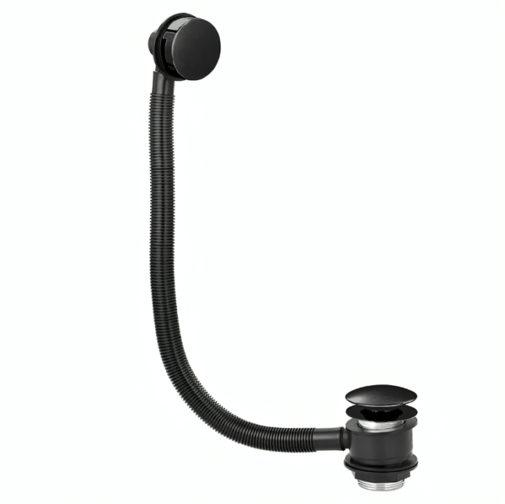 Matt Black Pop Up Bath Waste & Overflow