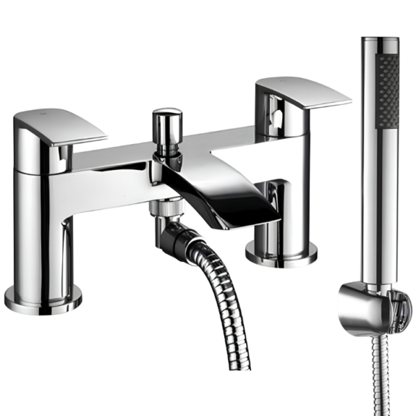 Kartell Curve Bath Shower Mixer Tap - Chrome