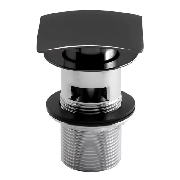 Black Slotted Click Clack Basin Waste