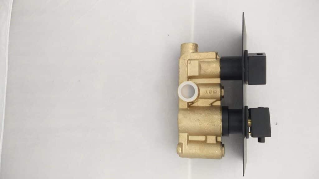 Mono Black Single Function Concealed Shower Valve - Image 2