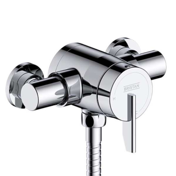 Bristan Sonique3 Thermostatic Exposed Mixer Shower - Chrome - Image 3