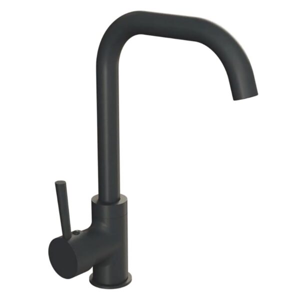 Cassellie Modern Kitchen Mixer Tap KTA021 - Matt Black