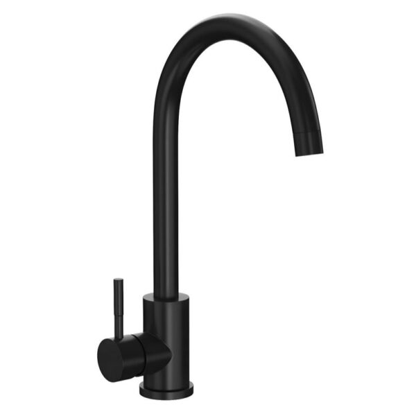 Sognare Modern Kitchen Mixer Tap - Matt Black