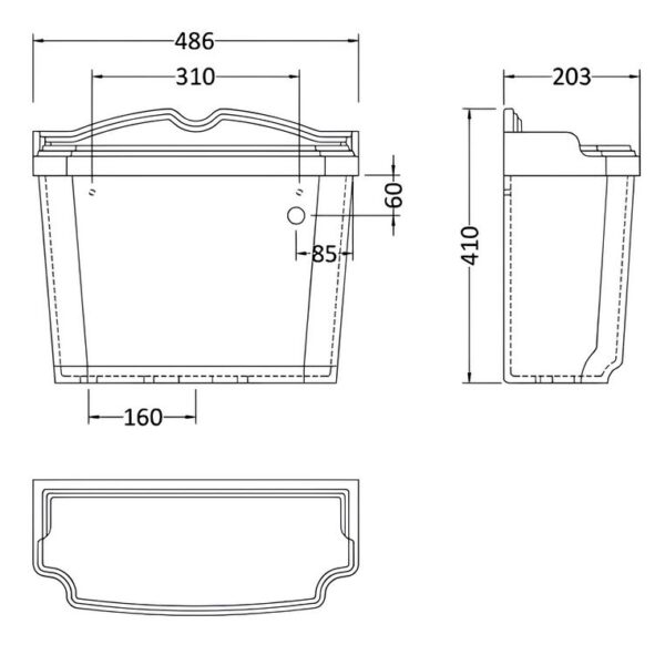 Fitzwilliam Legend Close Coupled Toilet & S/C Seat - Image 5