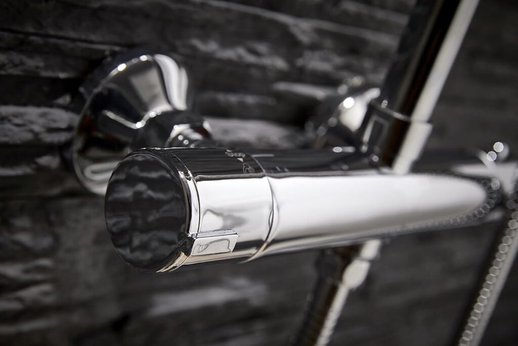 Sognare Mercury Round Telescopic Rigid Riser Complete Shower Kit - Image 6