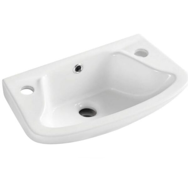 Kartell G4 360mm Cloakroom Basin - 1 or 2 Tap Hole - Two Tap Holes