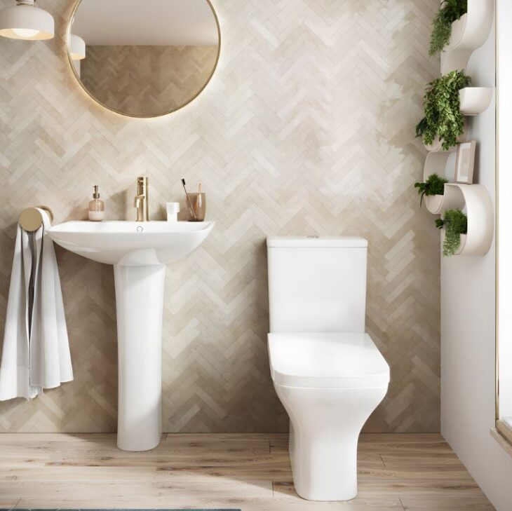 Sognare Porto Basin and Toilet 4 Piece Suite - Image 2