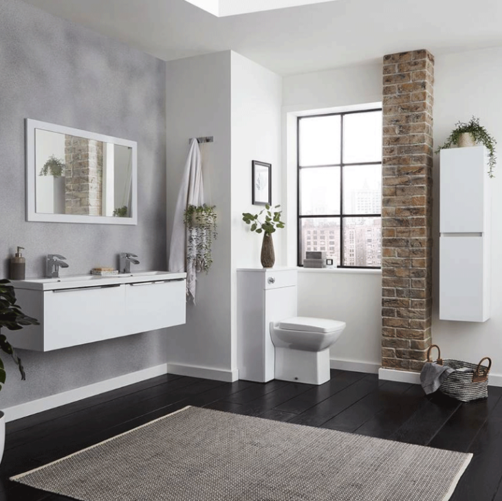 Kore Tall Storage Unit 1200mm Height - White Gloss - Image 2