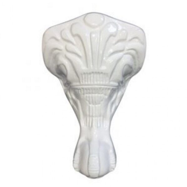 April Skipton Double Ended 1700mm x 750mm Freestanding Bath - White Ball & Claw