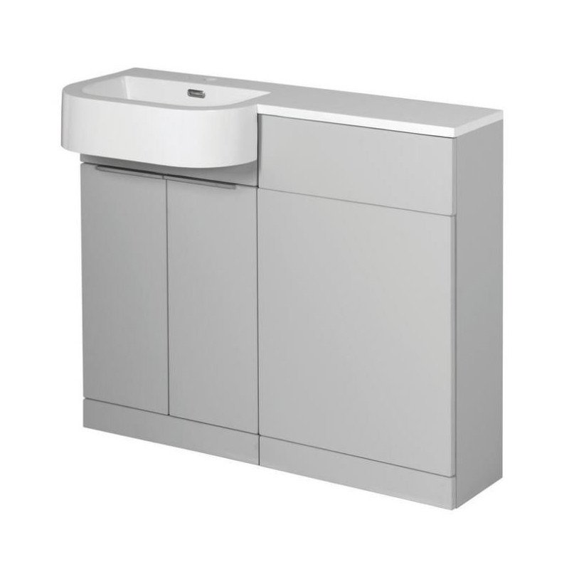 Elation P-Shape Slimline Combo Pearl Matt Grey 1010mm - Image 7