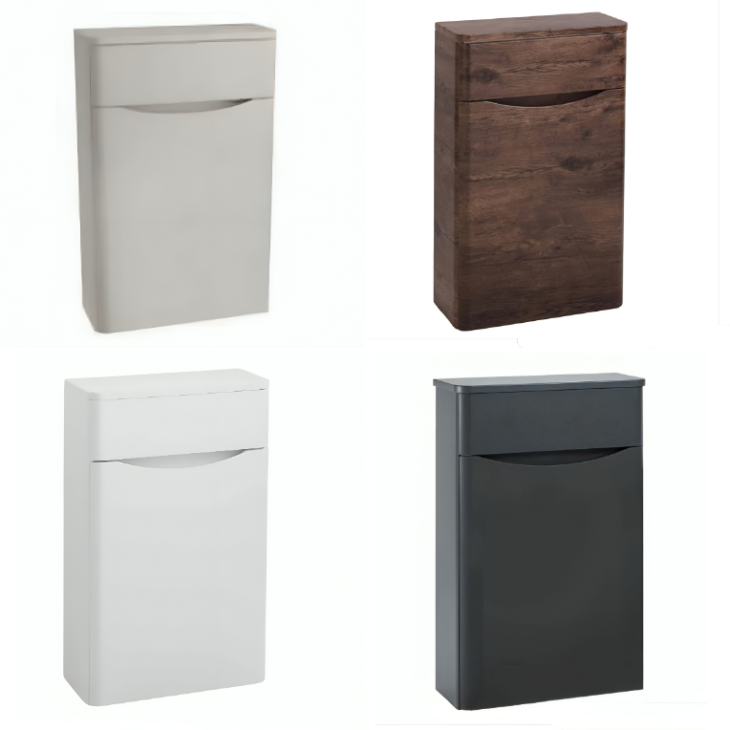 Bali 500mm WC Toilet Bathroom Unit In 4 Colours