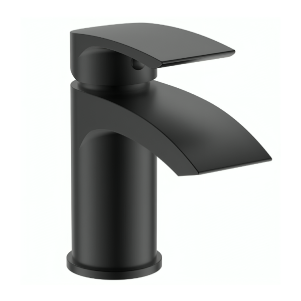 Sognare Belini Basin Standard Mono Tap & Waste - Matt Black