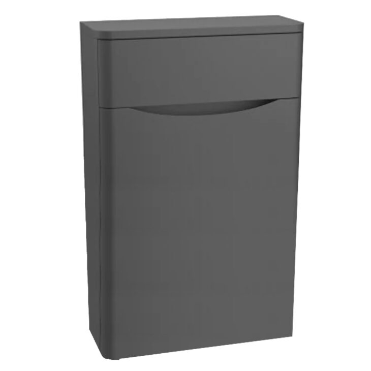 Bali 500mm WC Toilet Bathroom Unit In 4 Colours - Bali Anthracite Finish
