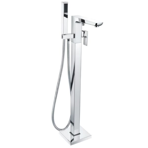 Muro Freestanding Bath Shower Mixer Tap - Chrome