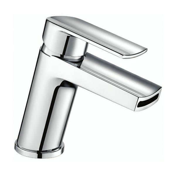 Leo Mono Basin Mixer Tap With Waste - Chrome