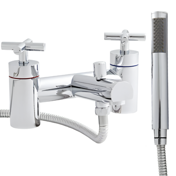 Kartell Times Bath Shower Mixer Tap - Chrome
