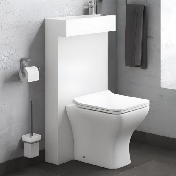 Cassellie Polymarble All In 1 Combined WC And Basin - Image 2