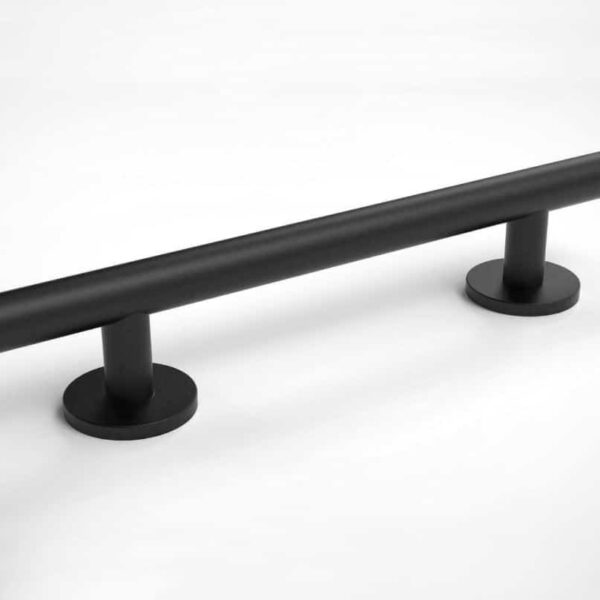 Nymas 480mm Matt Black Luxury Straight Grab Rail