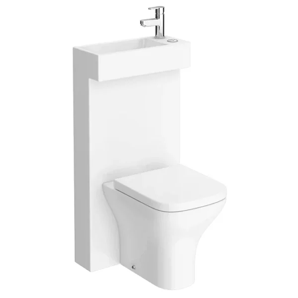 Cassellie Polymarble All In 1 Combined WC And Basin