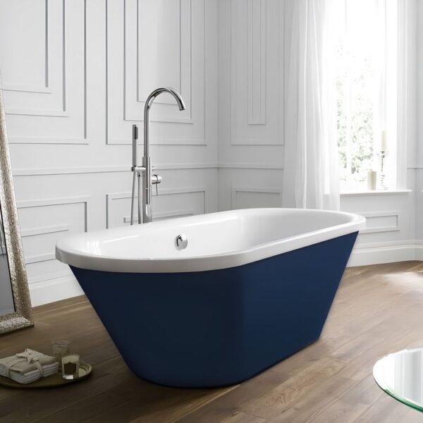 Coloured 1800mm Luxury Haworth Skirted Freestanding Bath - Choose Any Ral Colour - Image 9