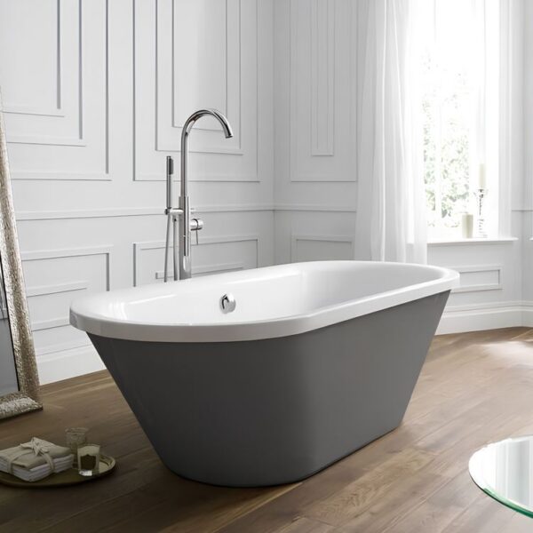 Coloured 1800mm Luxury Haworth Skirted Freestanding Bath - Choose Any Ral Colour - Image 7
