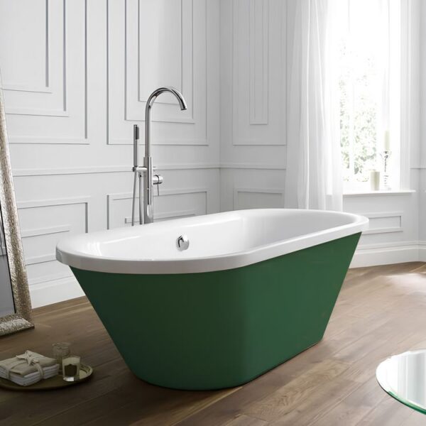 Coloured 1800mm Luxury Haworth Skirted Freestanding Bath - Choose Any Ral Colour - Image 10