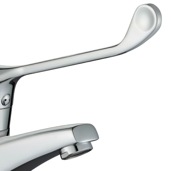 Thermostatic TMV3 Sequential Lever Mono Basin Mixer - Chrome - Image 2