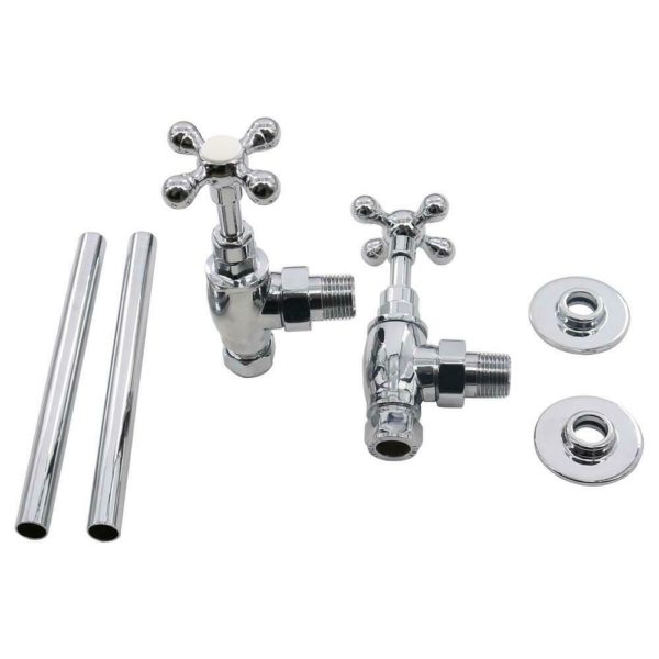 Angle Cross Head Traditional Radiator Valves