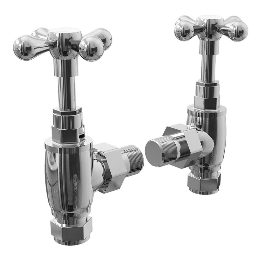 Angle Cross Head Traditional Radiator Valves - Image 3