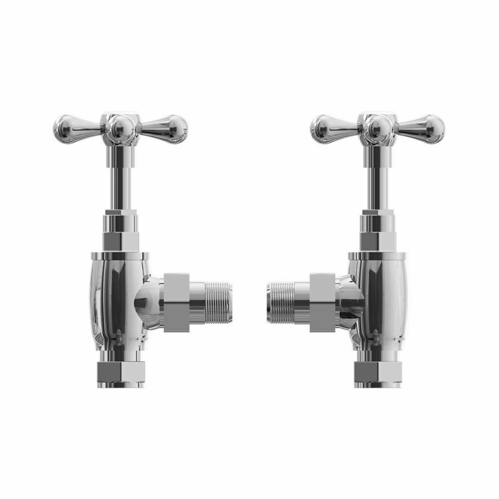 Angle Cross Head Traditional Radiator Valves - Image 4