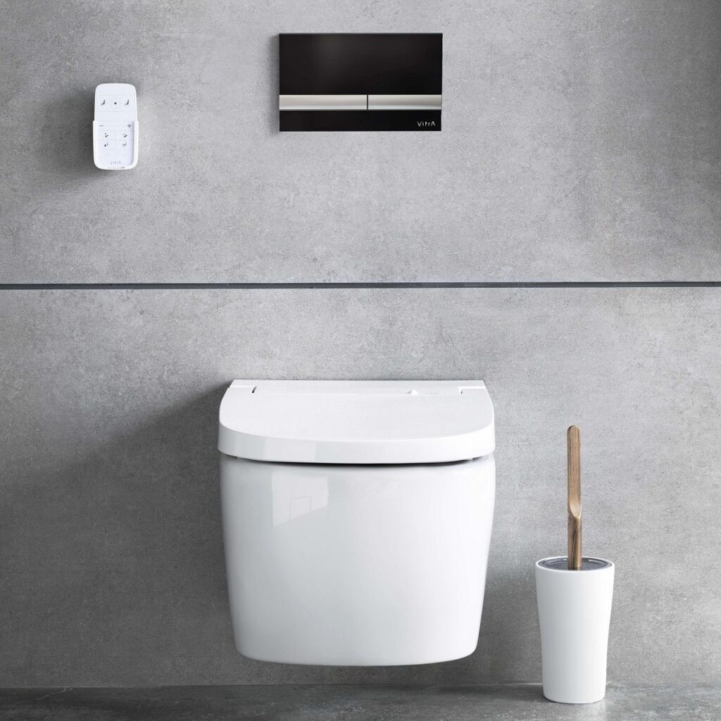 VitrA V-Care Essential Auto Wash Smart Rimless Wall Hung WC & Bidet