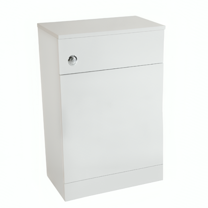 Manza 500MM Gloss White Back To Wall WC Unit