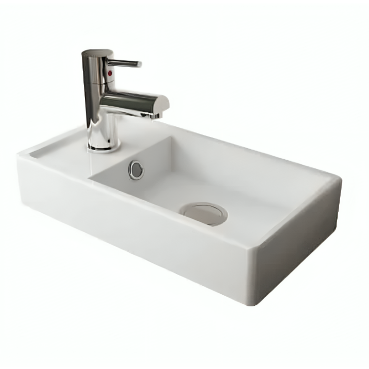 Premier Vault 405MM Floor Standing Unit & Basin - Grey Avola - Image 4