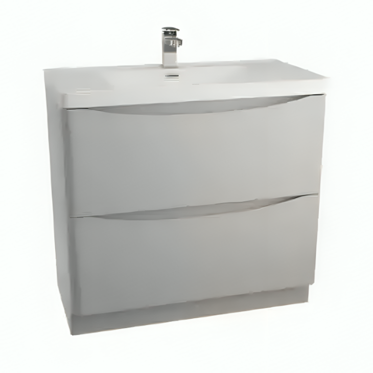 Cassellie Bali 900MM Grey Floor Standing Unit | GRYFSC894A