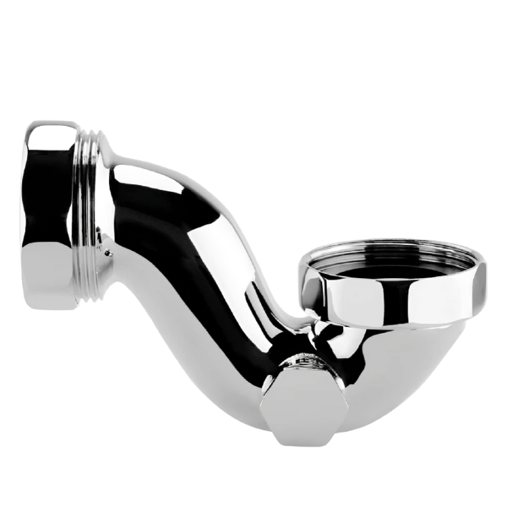 Exposed Chrome Bath Trap low Level
