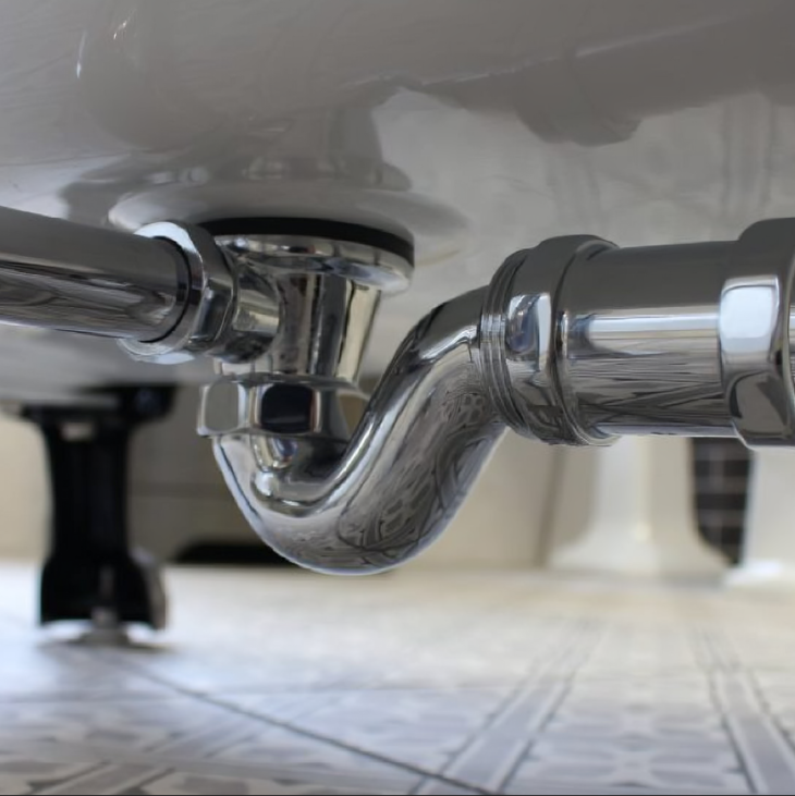 Exposed Chrome Bath Trap low Level - Image 2