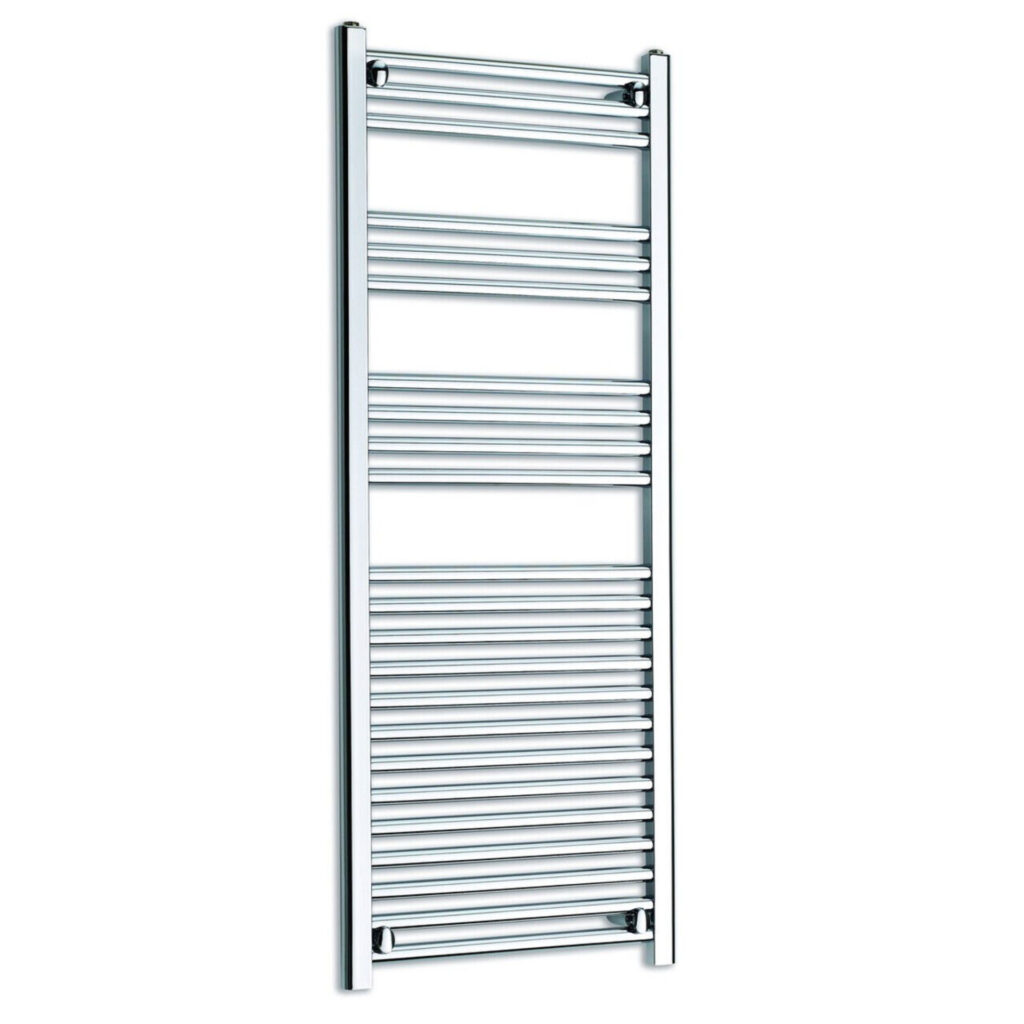 K-Rad Straight Heated Towel Rail 500mm Chrome - 5 Size's